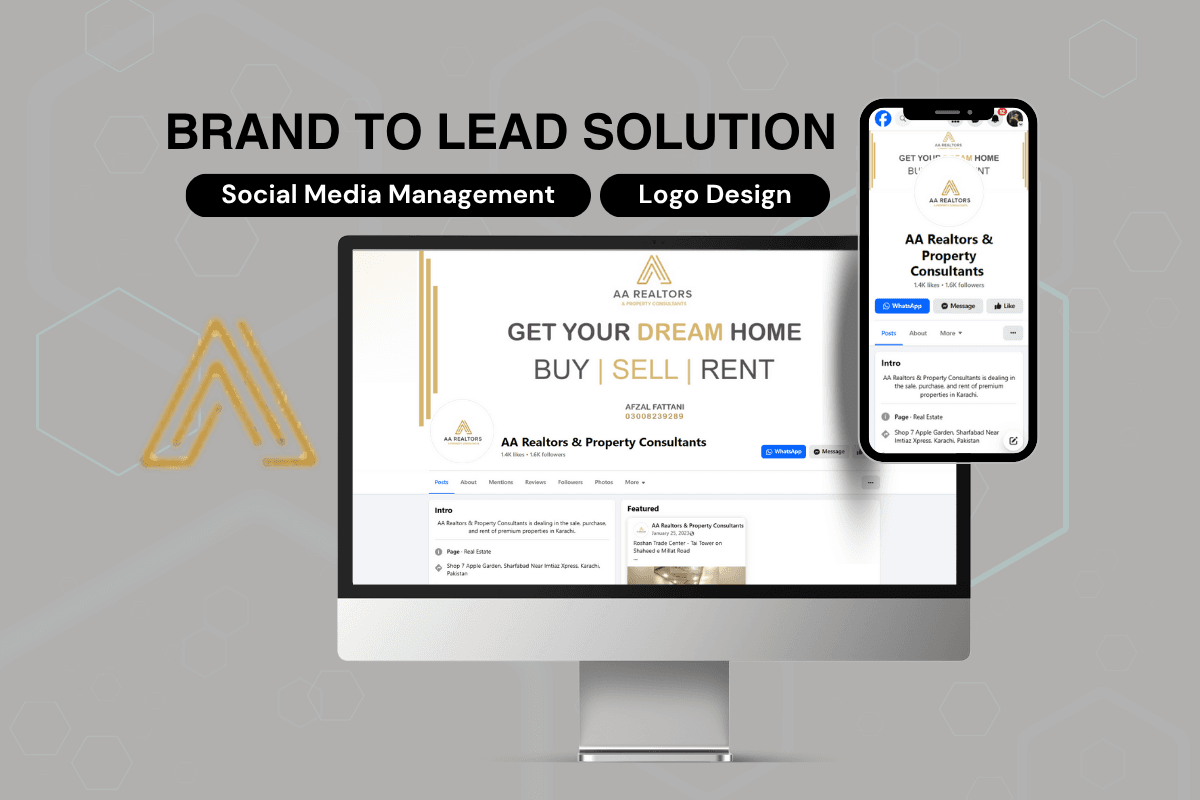 Creative project example by Mazin Digital across digital services